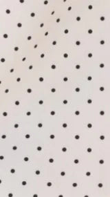 Hanae Mini Dress - White/Black Polka