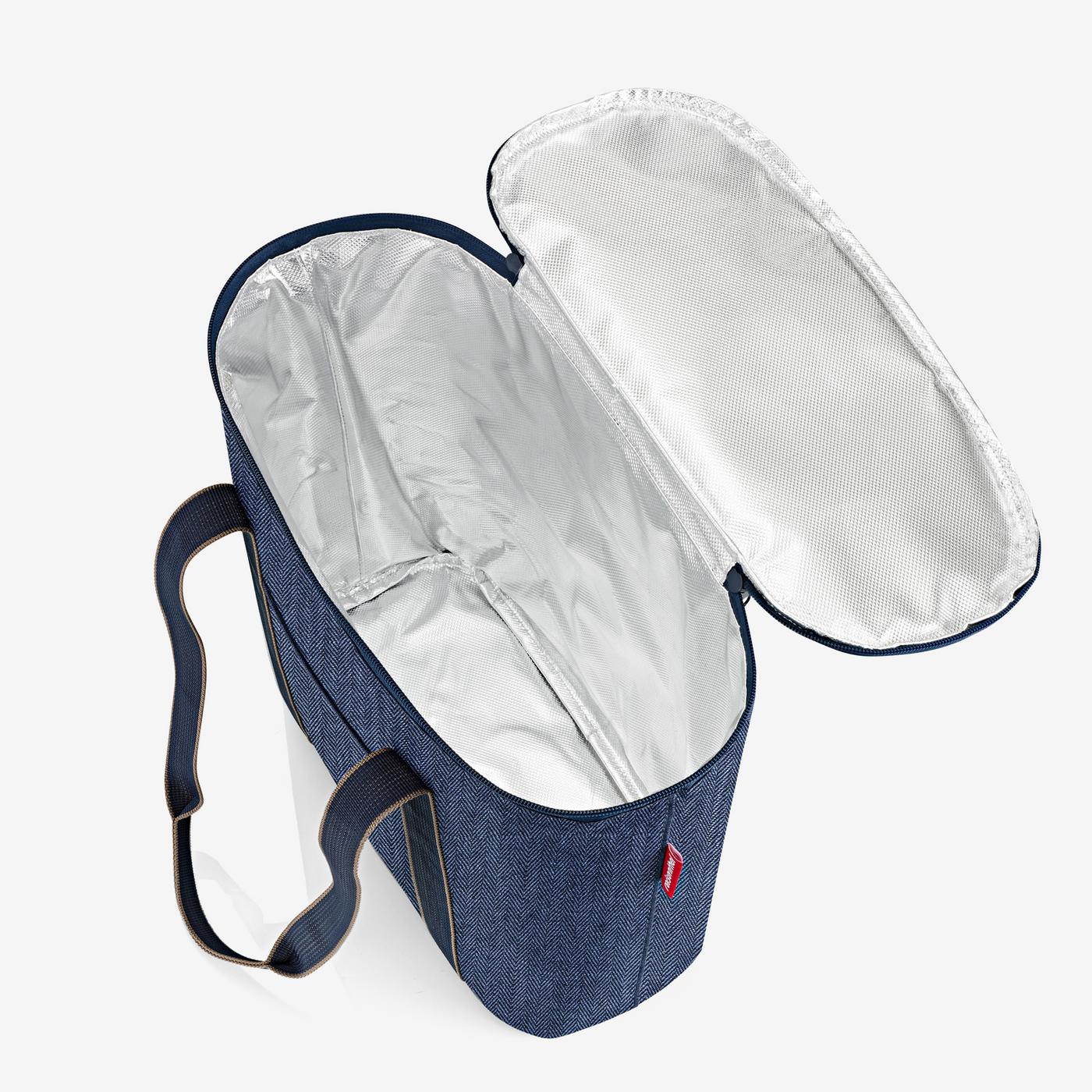 Thermoshopper Herringbone Dark Blue