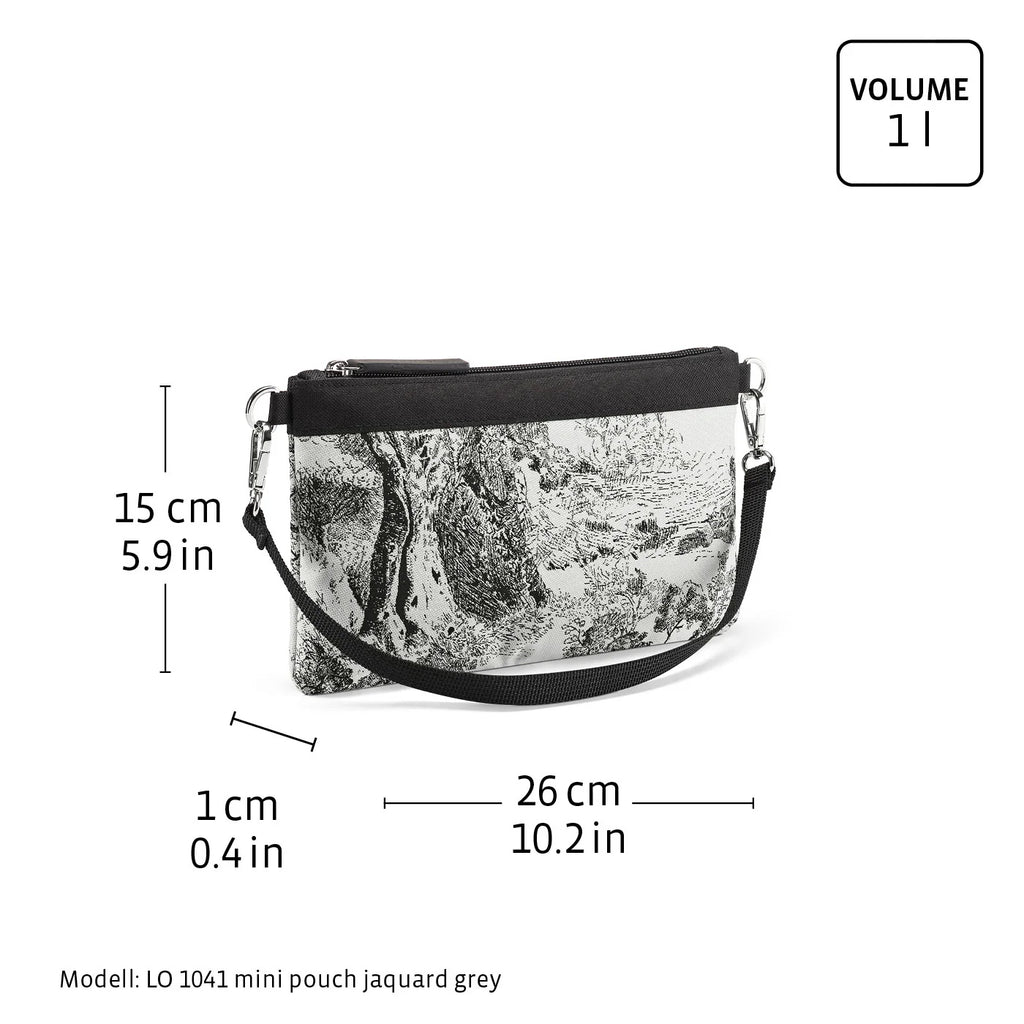 Mini Pouch Jacquard Brown