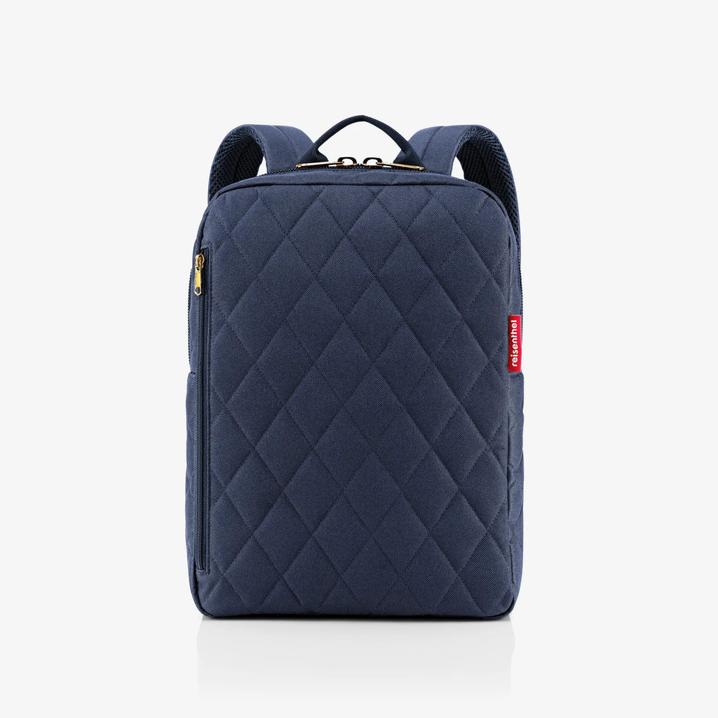 Classic Backpack M Rhombus Midnight Gold
