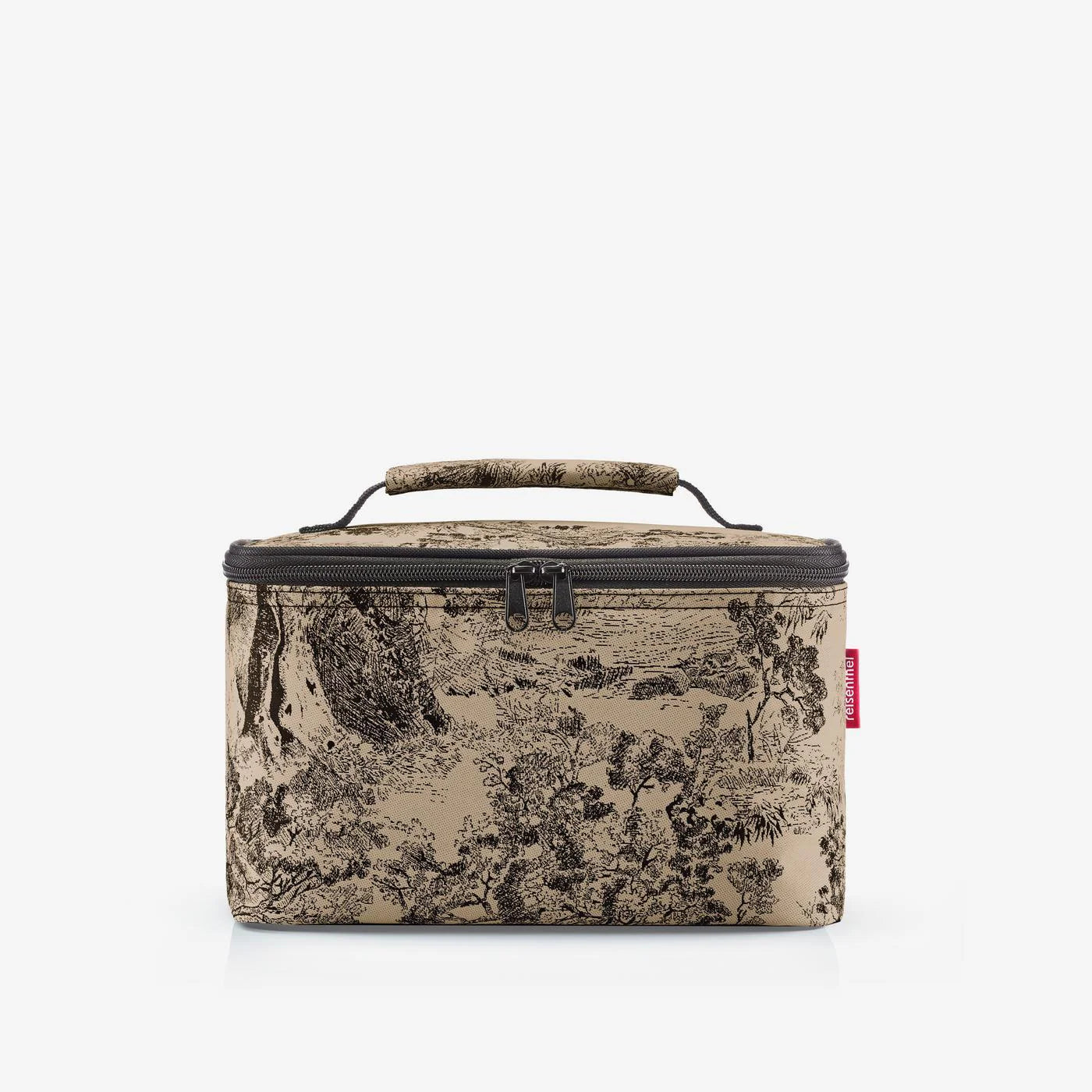 Cosmetic Case Jacquard Brown