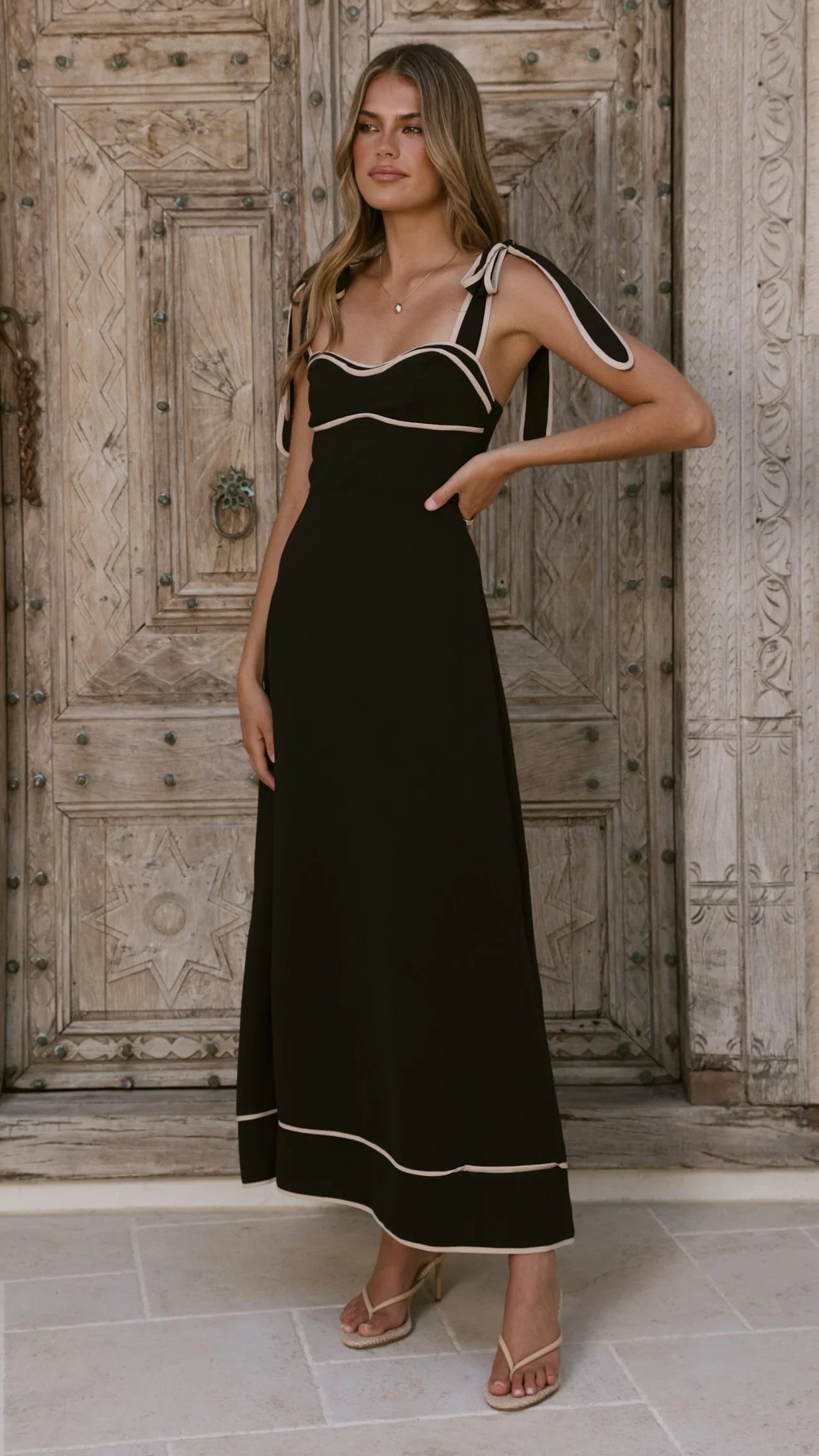 Beverly Maxi Dress - Black