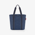 Thermoshopper Herringbone Dark Blue