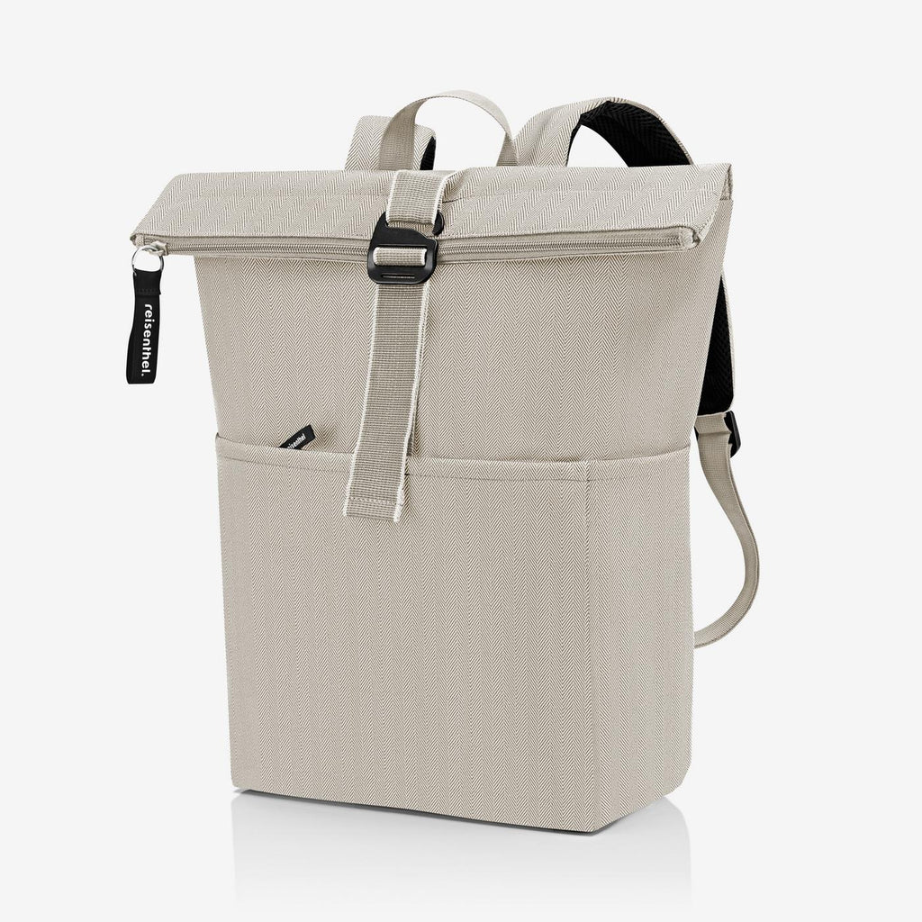 Rolltop Backpack Herringbone Sand