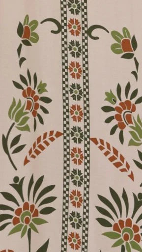Michaela Maxi Dress - Green Floral