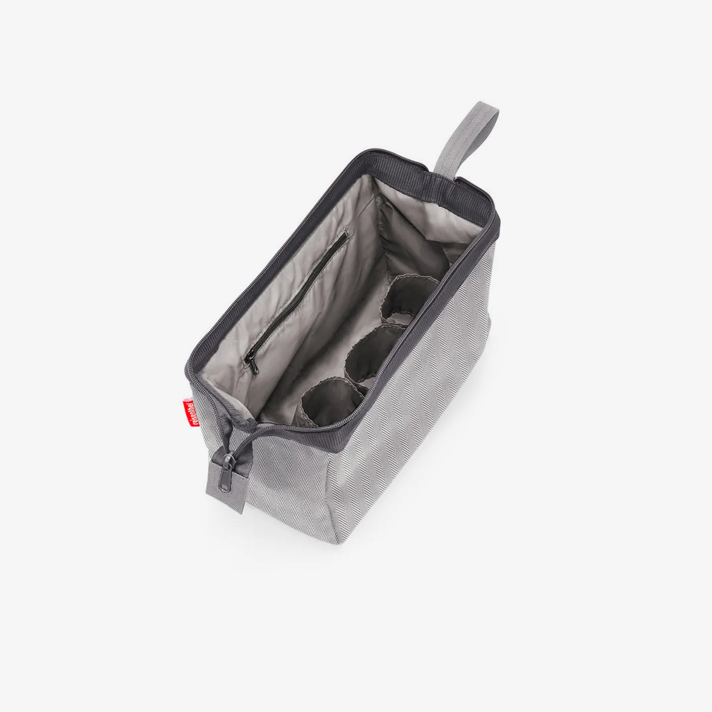Travelcosmetic Herringbone Grey