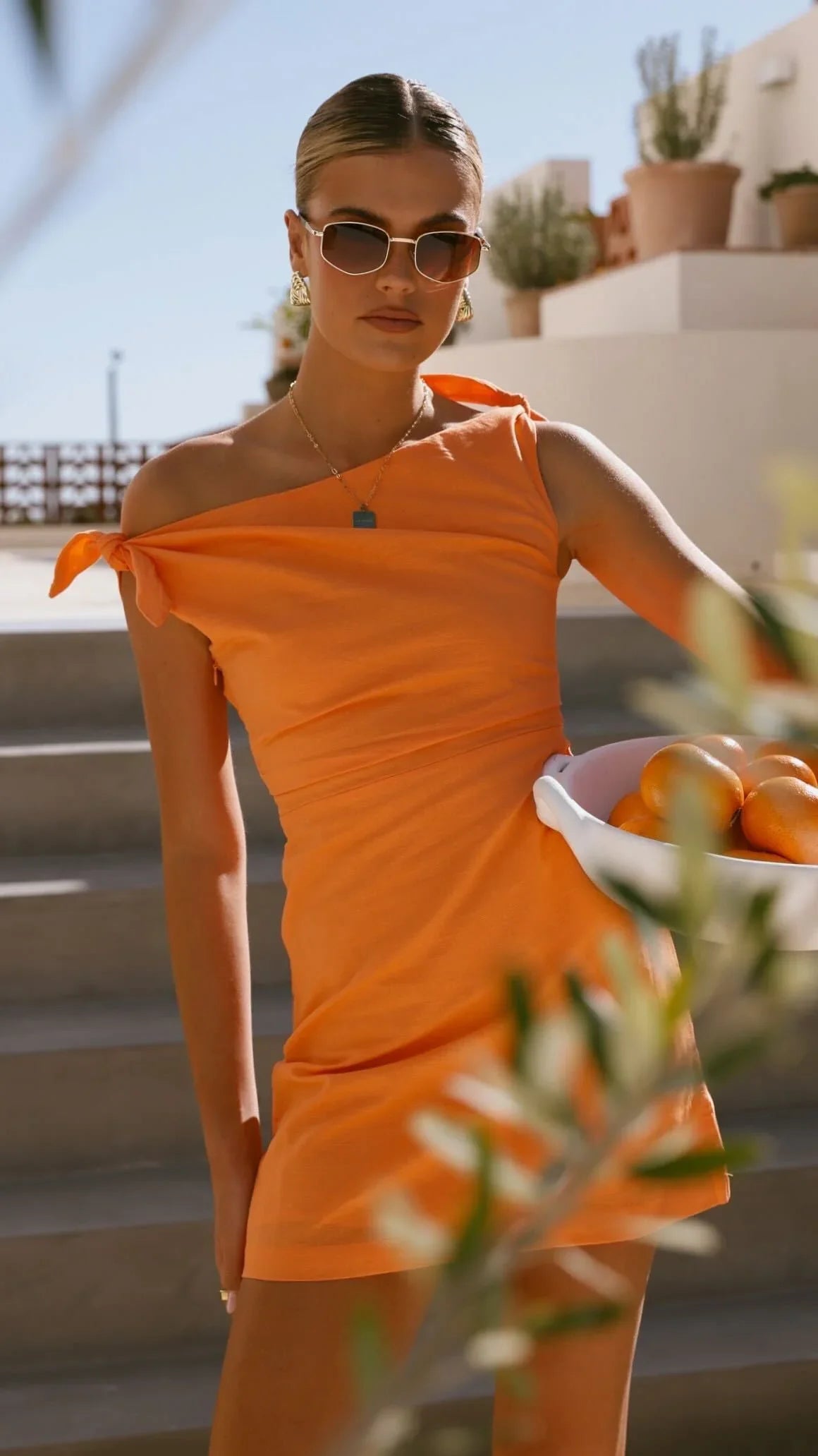 Ebbe Mini Dress - Orange