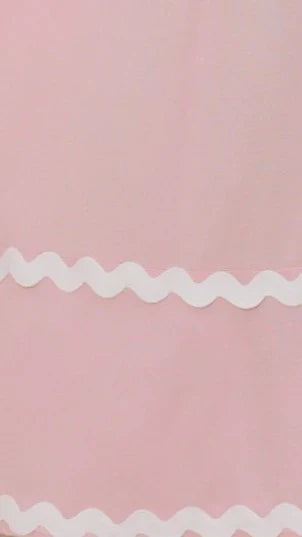 Seraphina Maxi Dress - Pink/White