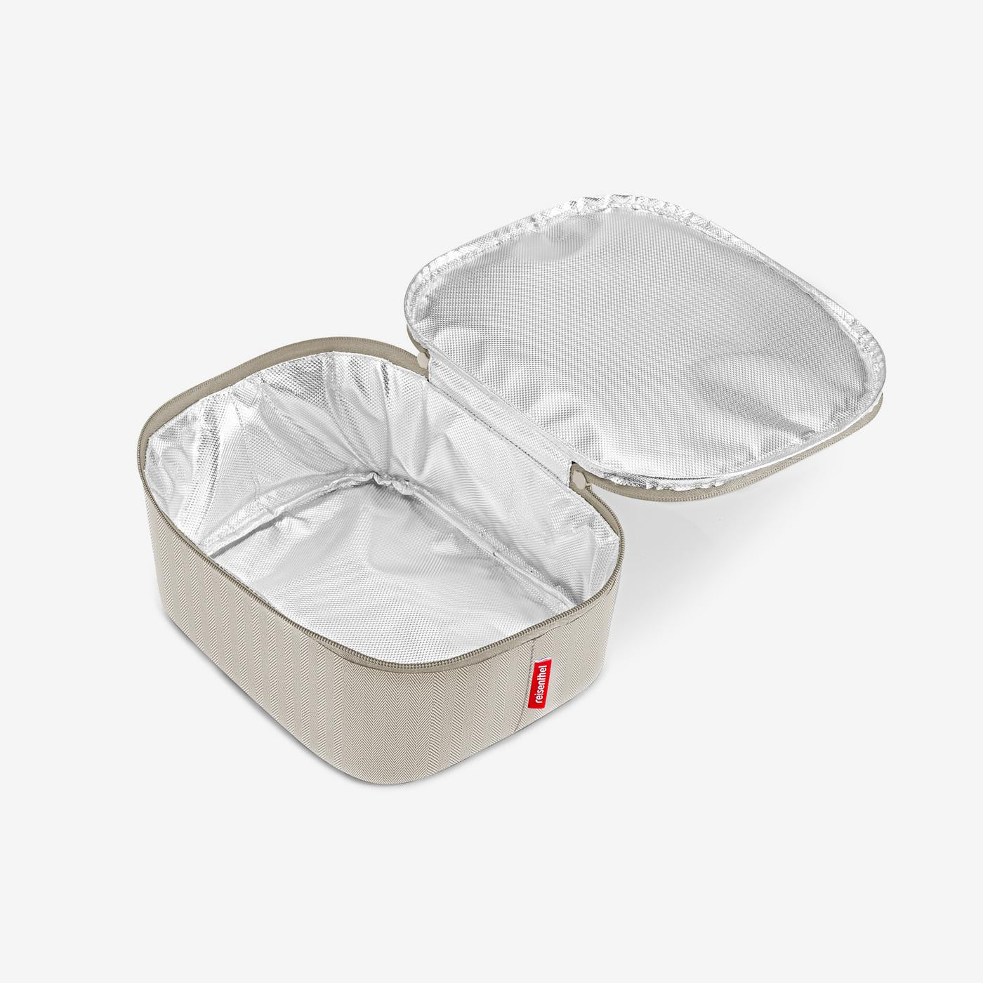 Coolerbag M Pocket Herringbone Sand