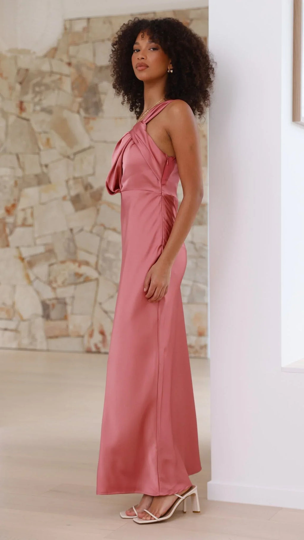 Greta Maxi Dress - Baked Rose