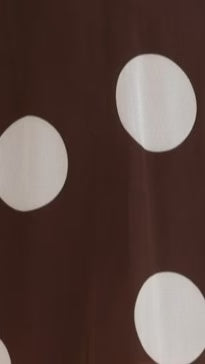 Melinda Maxi Dress - Chocolate / Cream Spot