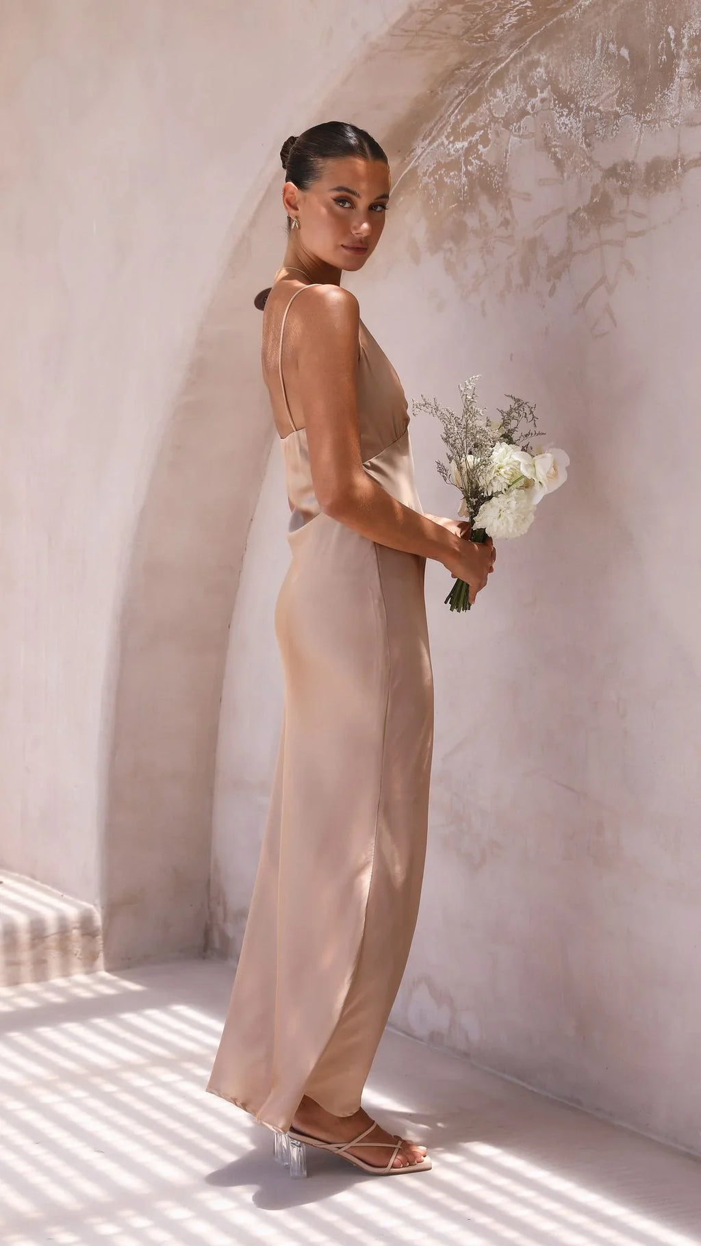 Ziah Maxi Dress - Latte
