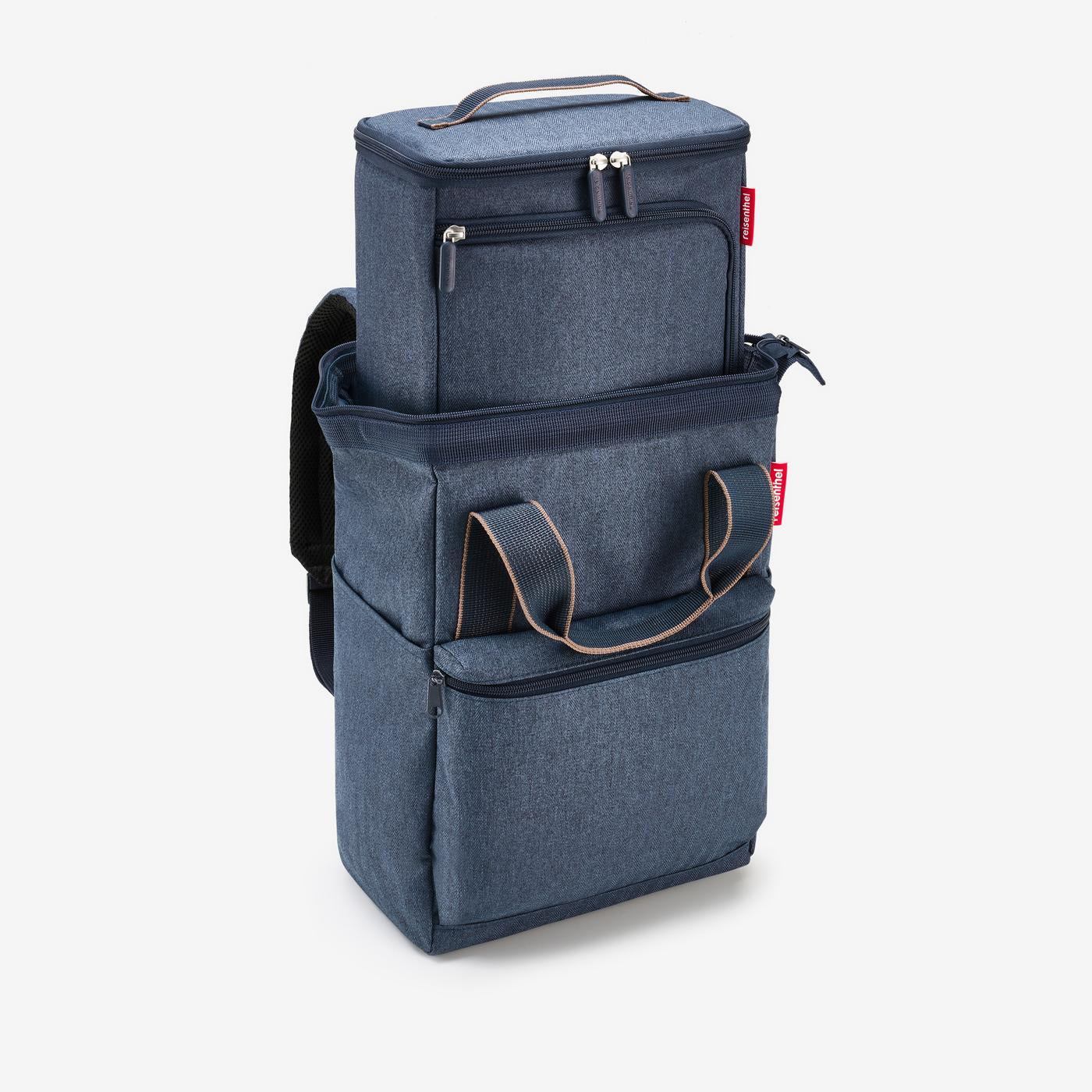 Coolerbox Herringbone Dark Blue