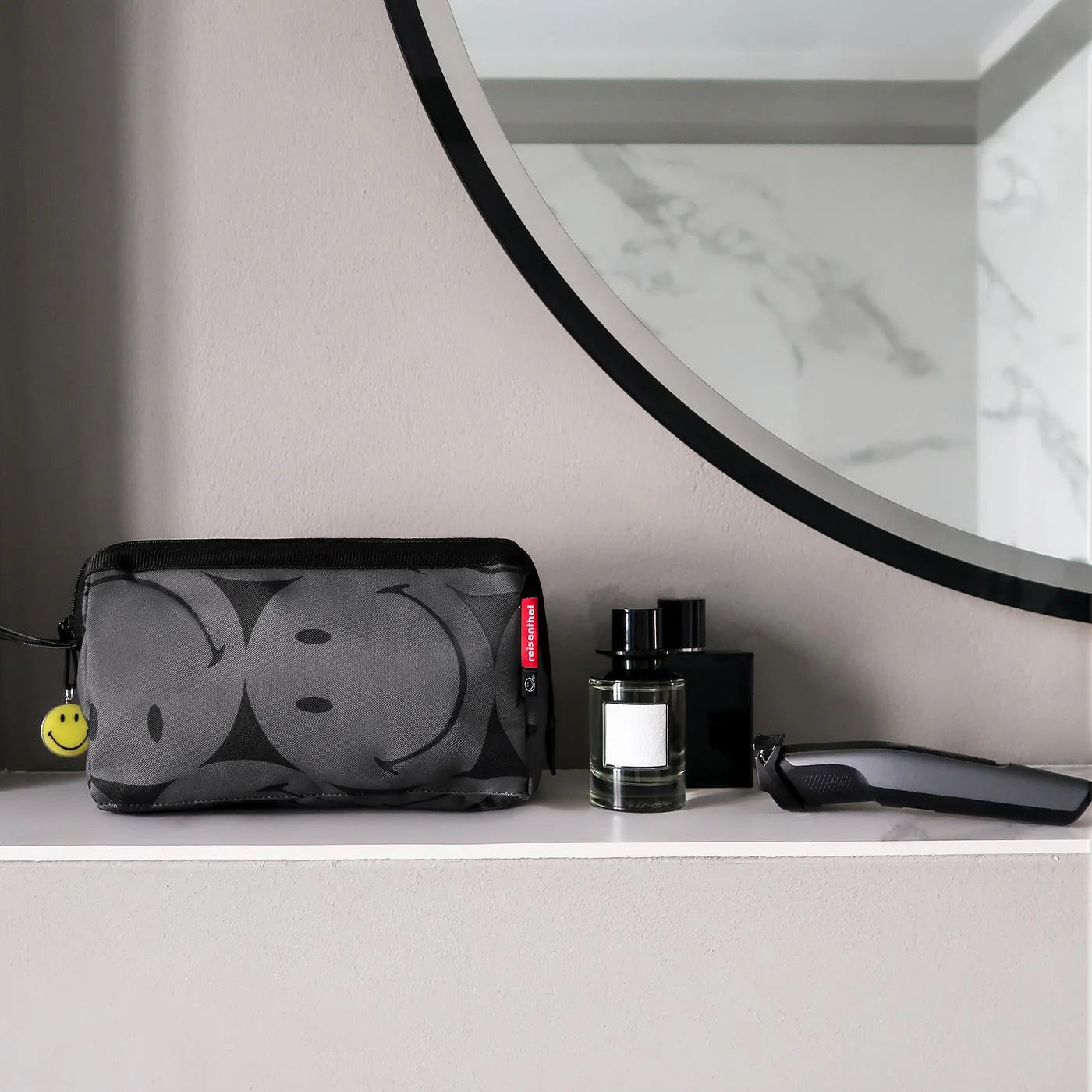 Travelcosmetic Smiley Grey