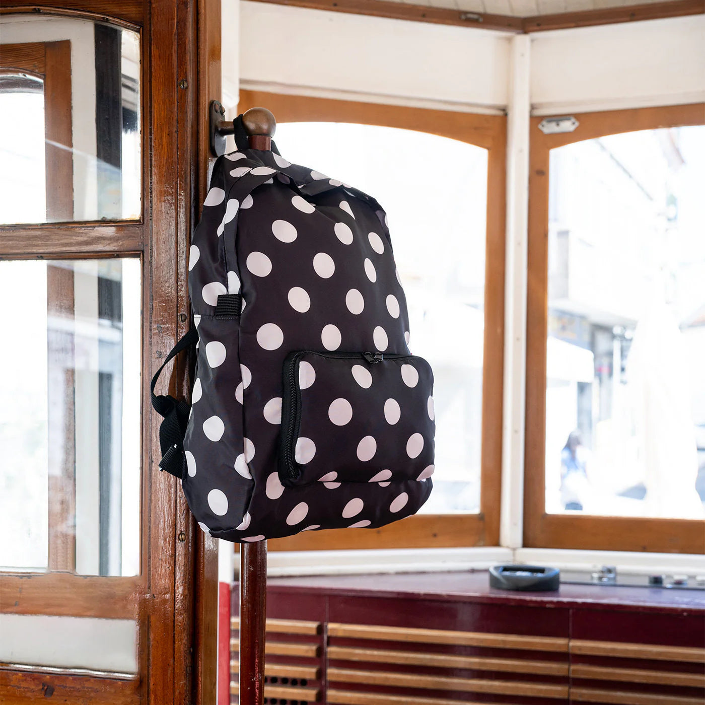 Mini Maxi Rucksack Dots White
