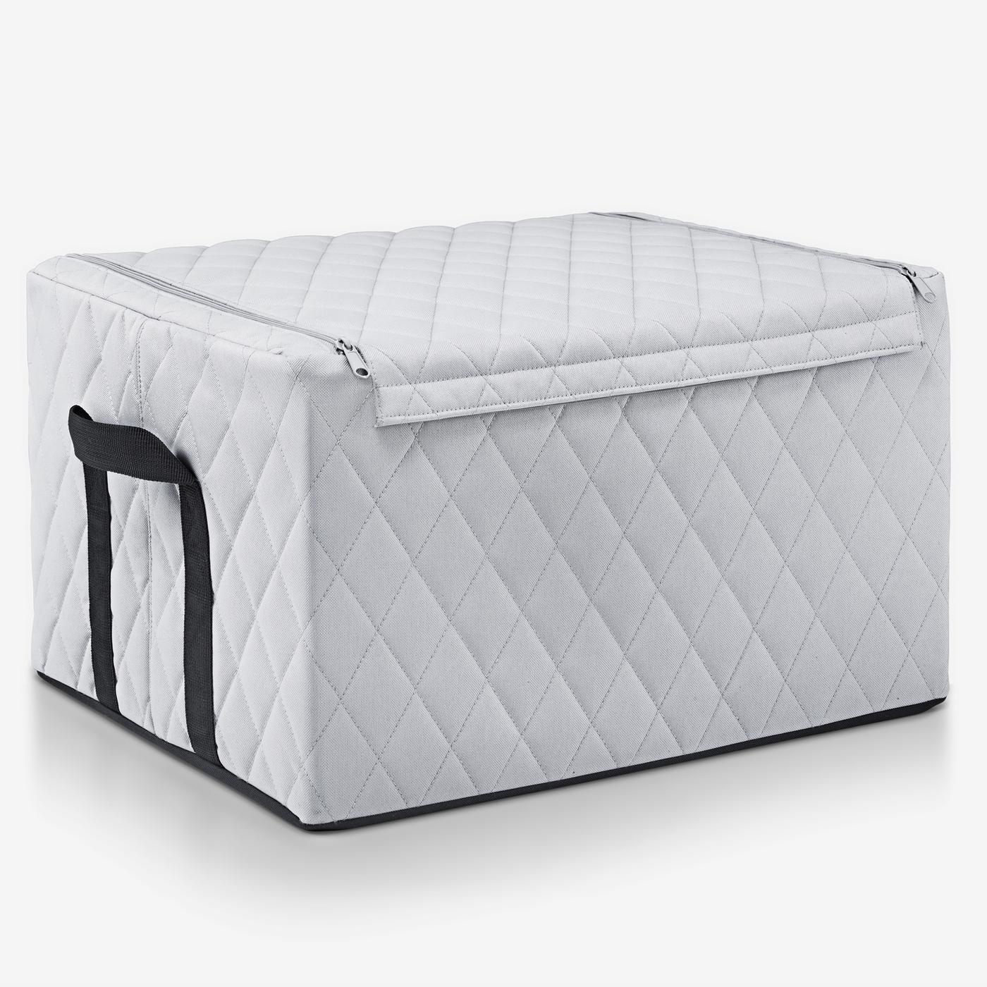 Storagebox L Rhombus Light Grey