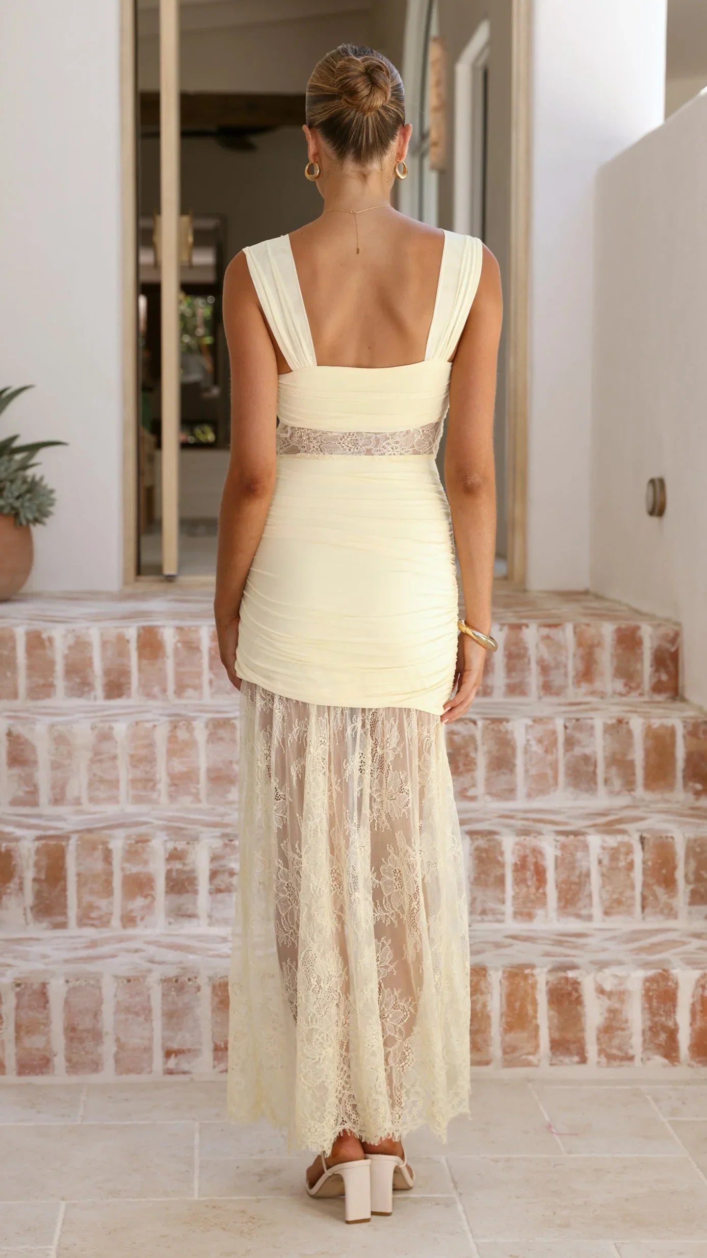 Zurina Maxi Dress - Yellow