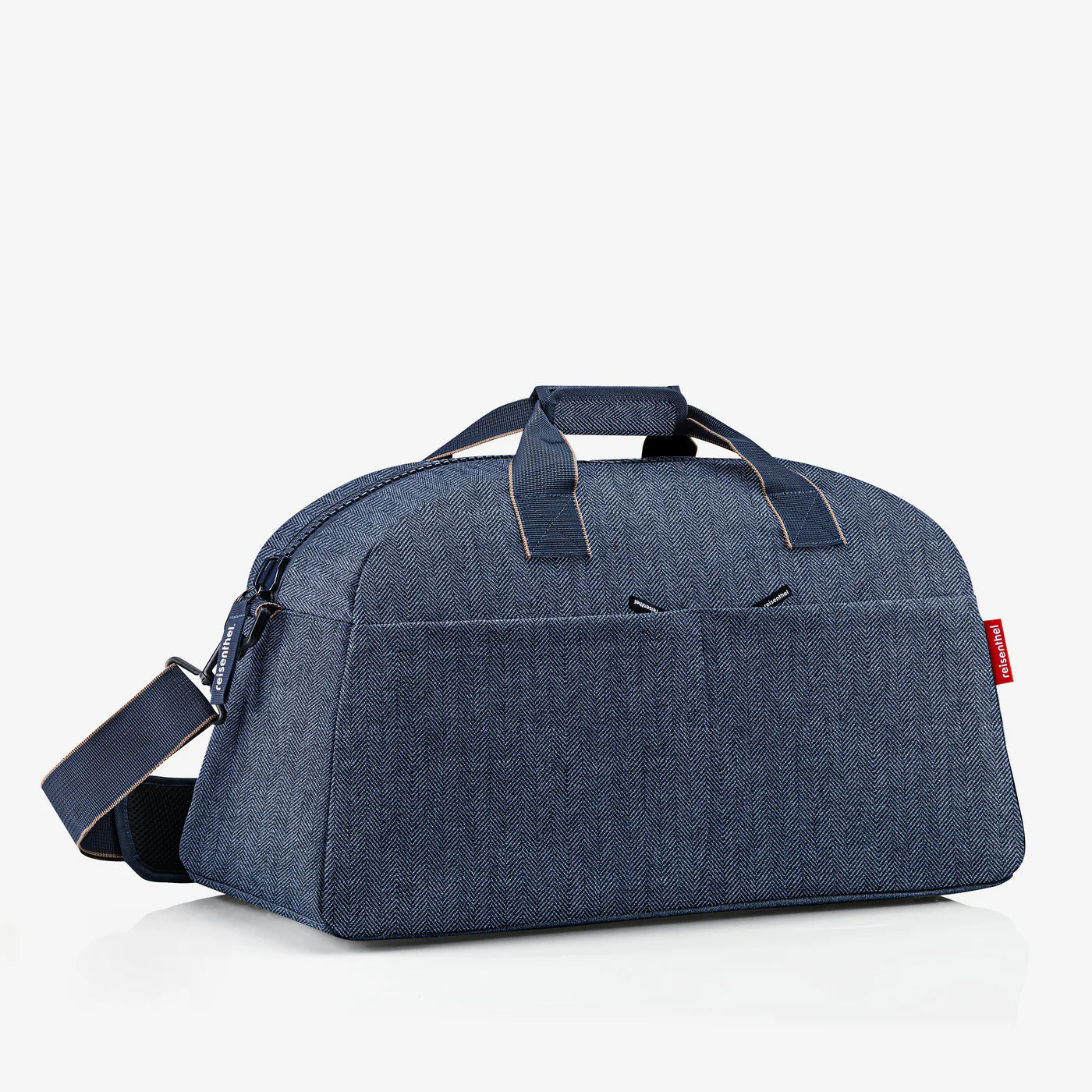 Overnighter Herringbone Dark Blue