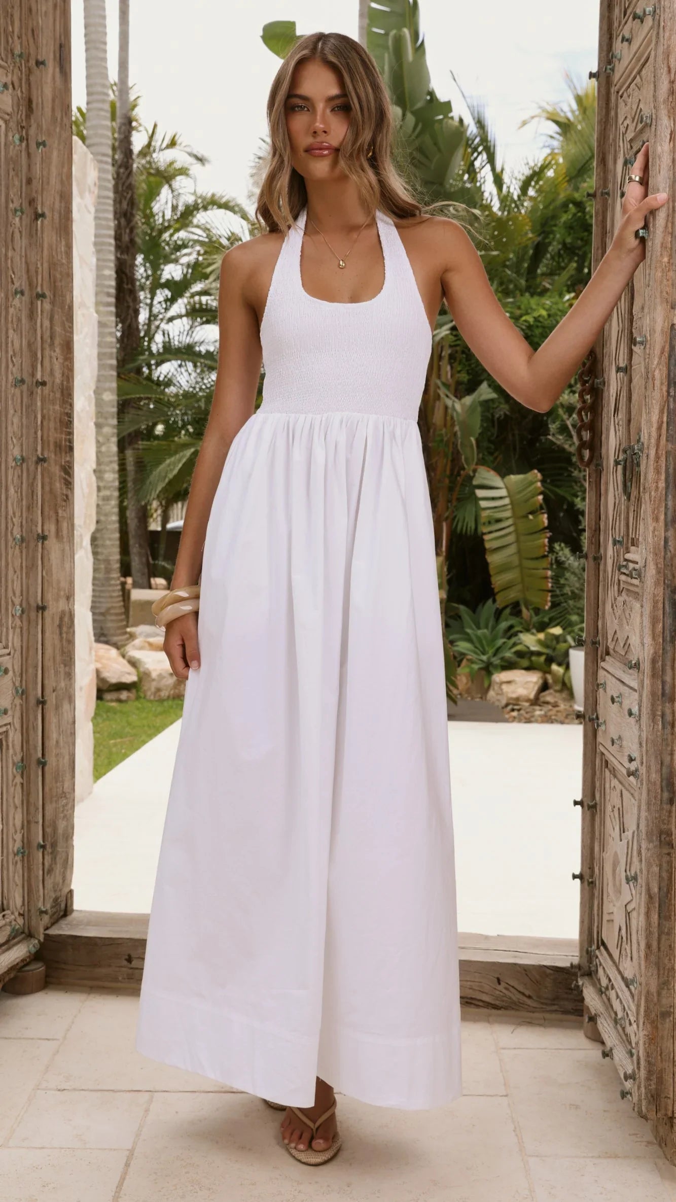 Keanie Maxi Dress - White