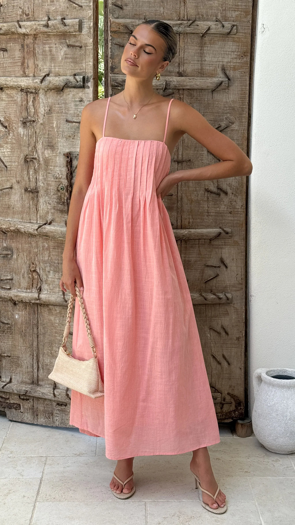 Stayla Maxi Dress - Coral