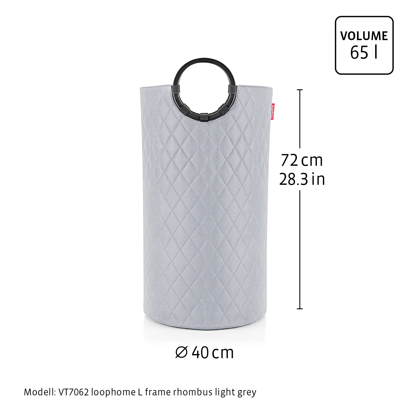 Loophome L Frame Rhombus Black