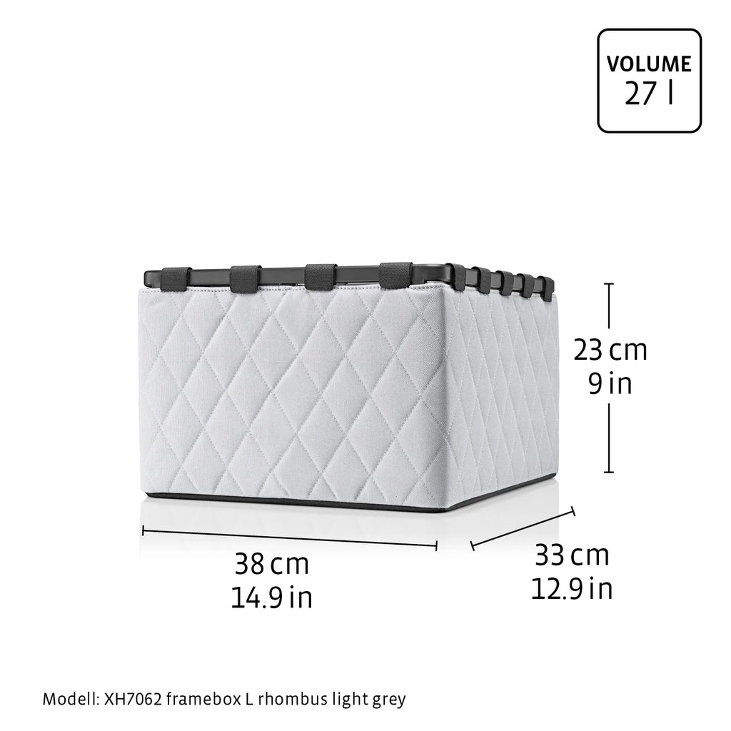 Framebox L Frame Rhombus Light Grey