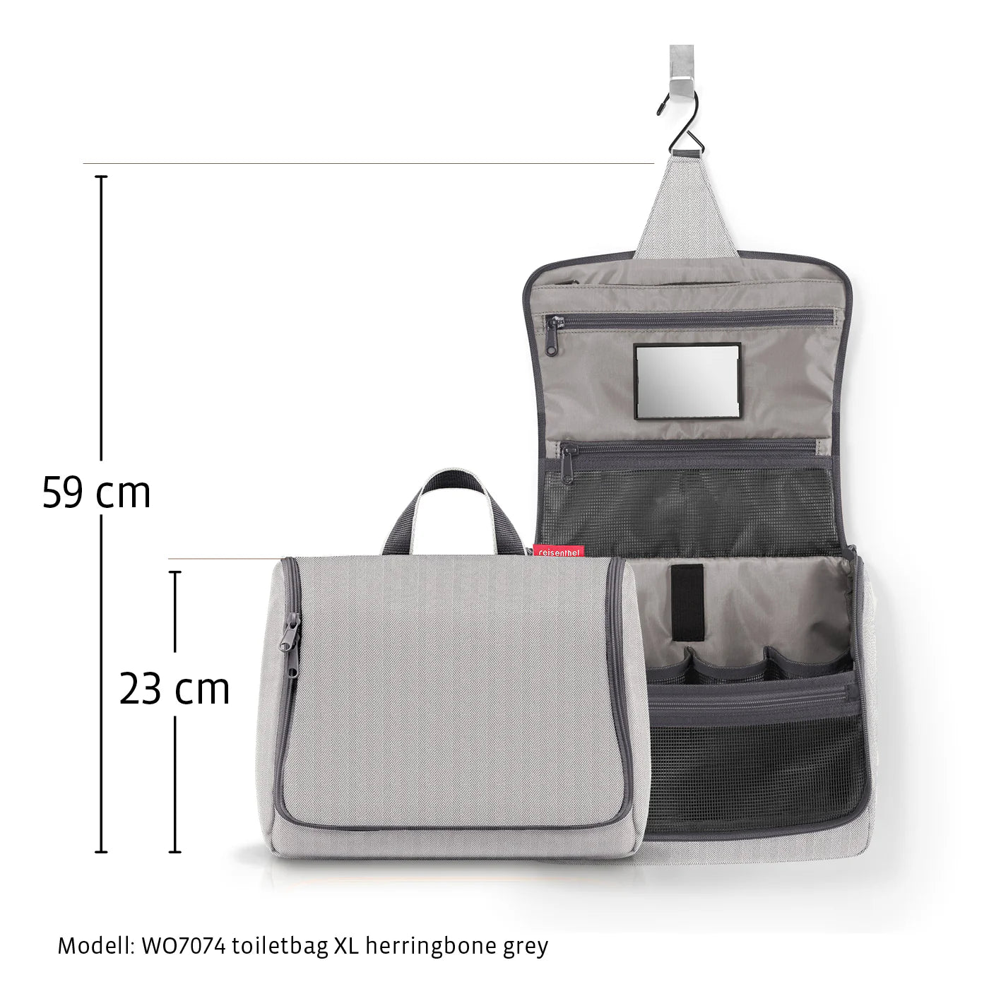 Toiletbag Xl Herringbone Sand