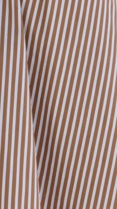 Alaya Mini Dress - Brown/Blue Stripe