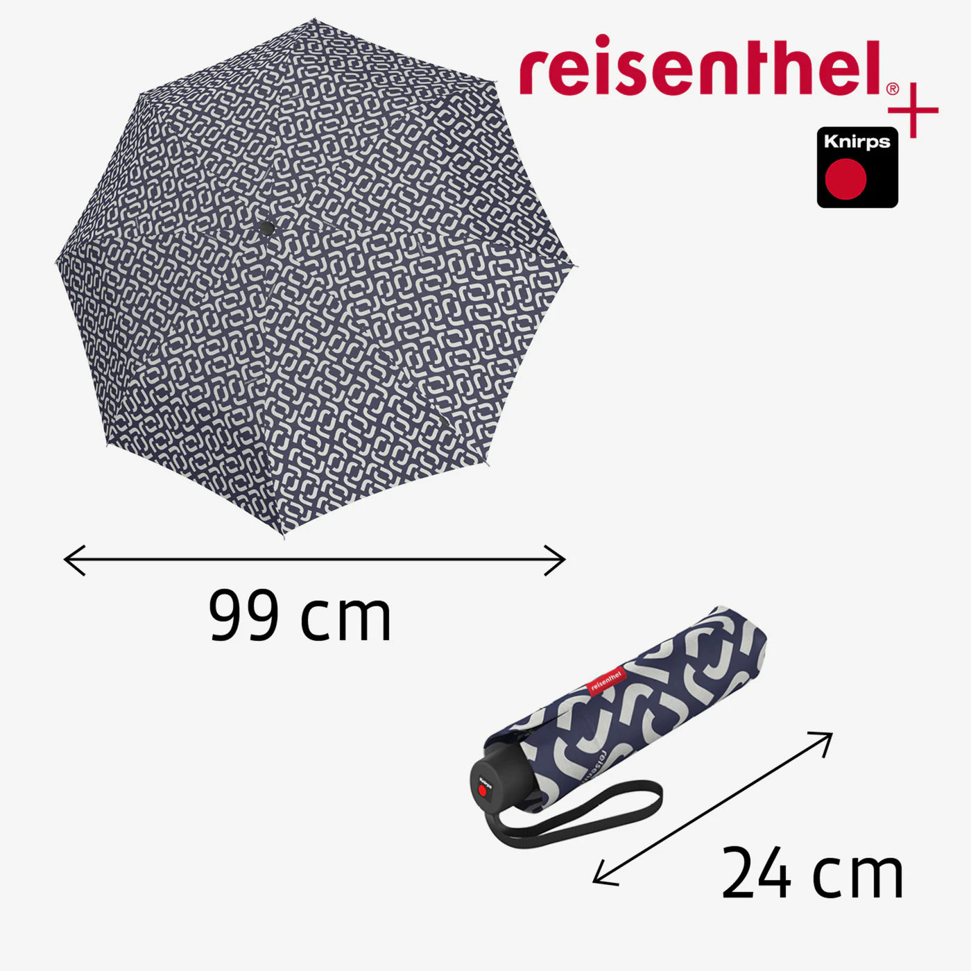 Umbrella Pocket Classic Signature Navy