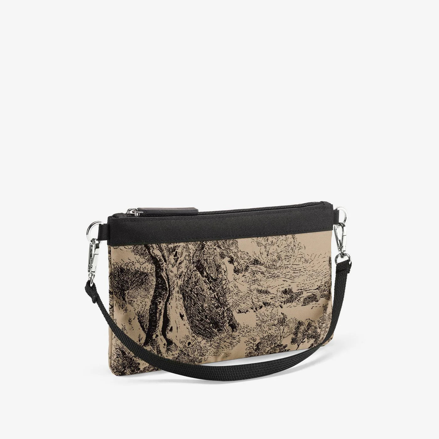 Mini Pouch Jacquard Brown