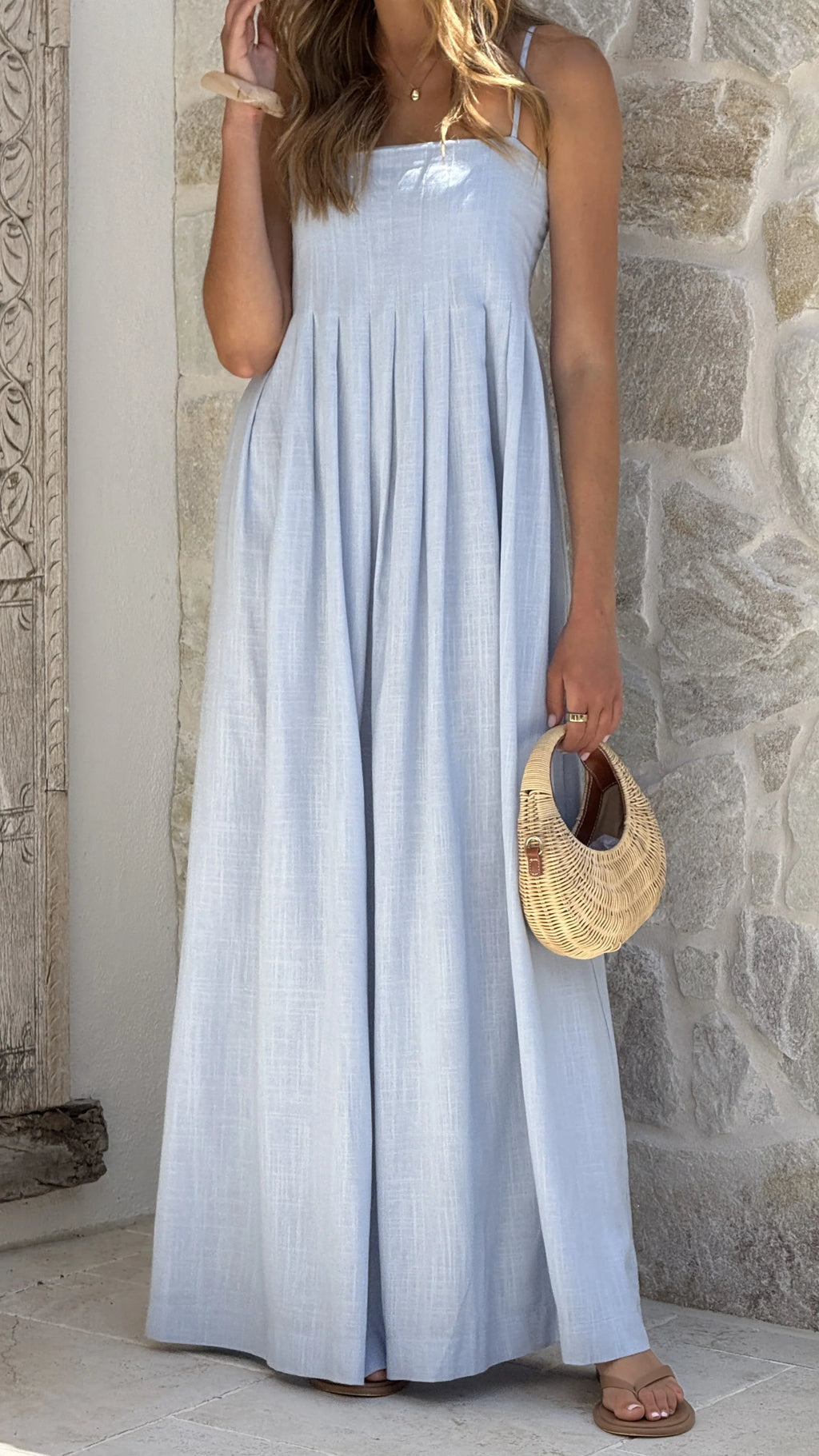 Pippy Maxi Dress - Blue