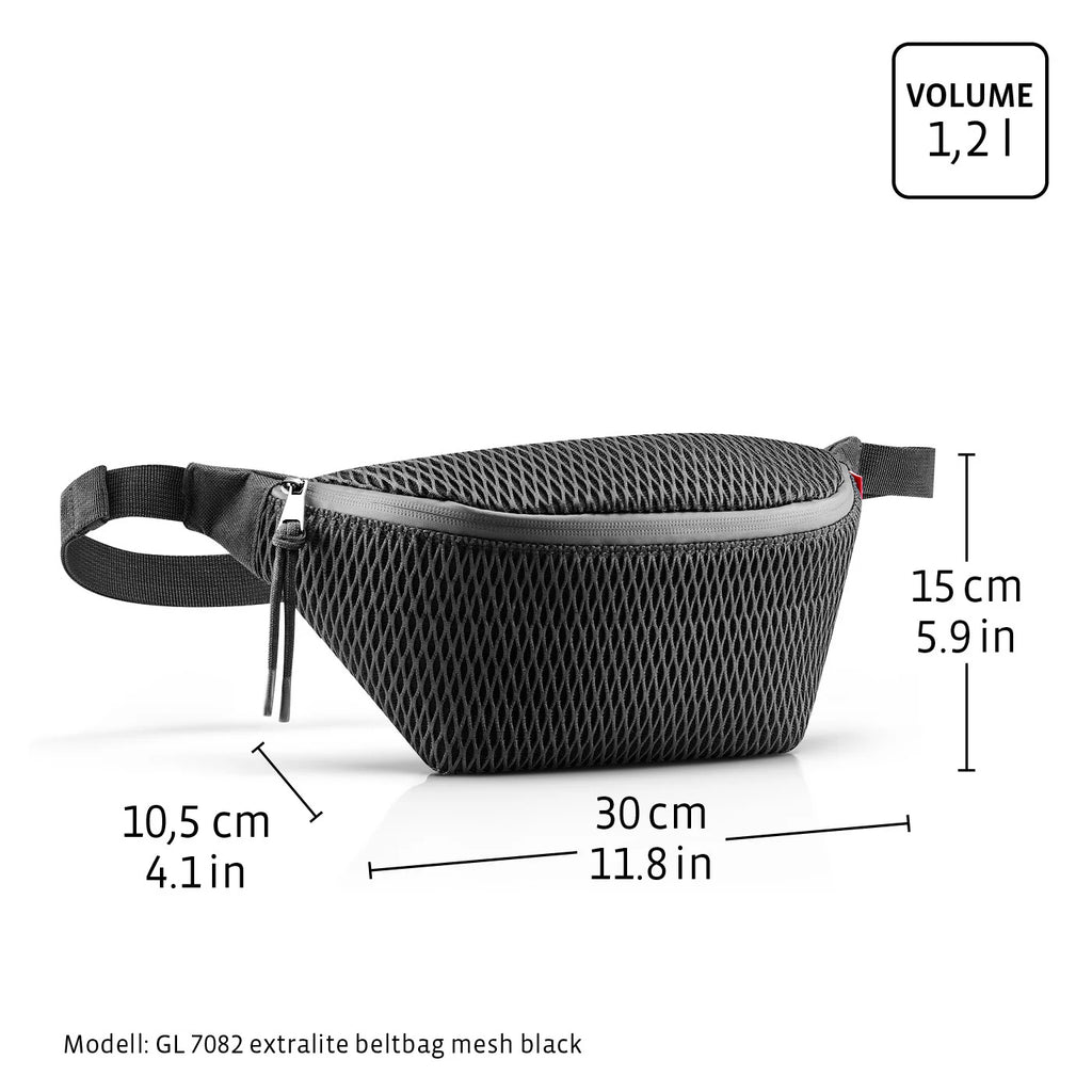 Extralite Beltbag Mesh Black