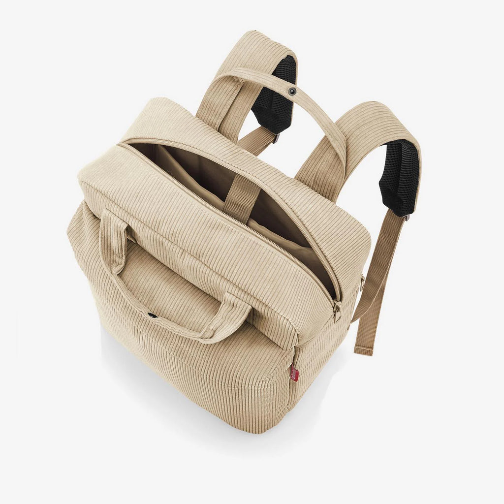 Allday Backpack M Cord Sand