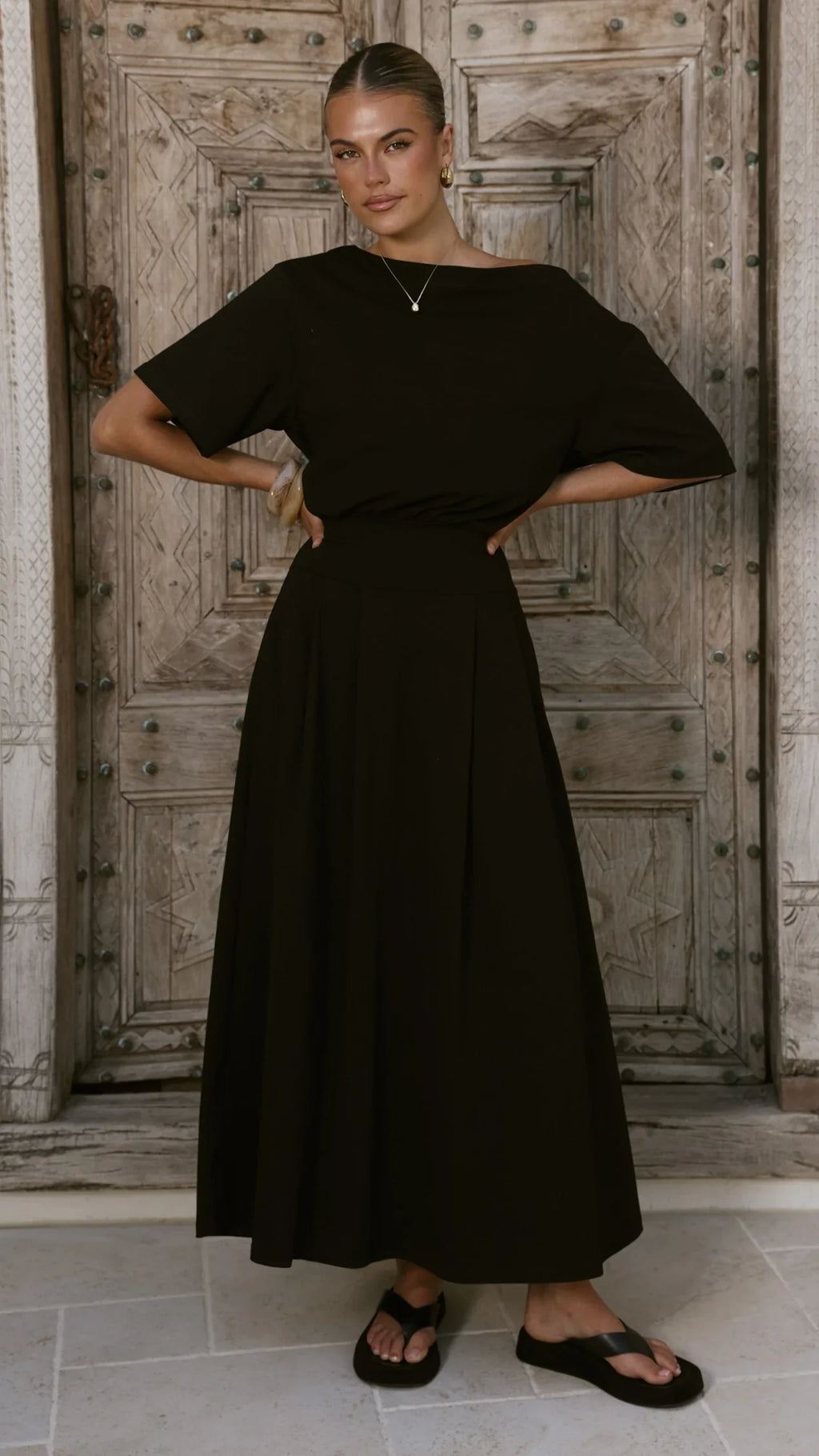 Aleski Maxi Dress - Black