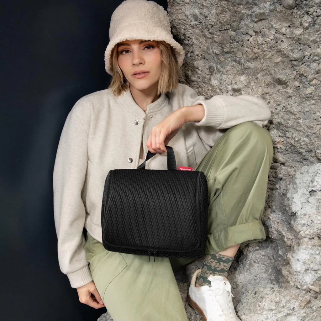 Toiletbag Xl Mesh Black