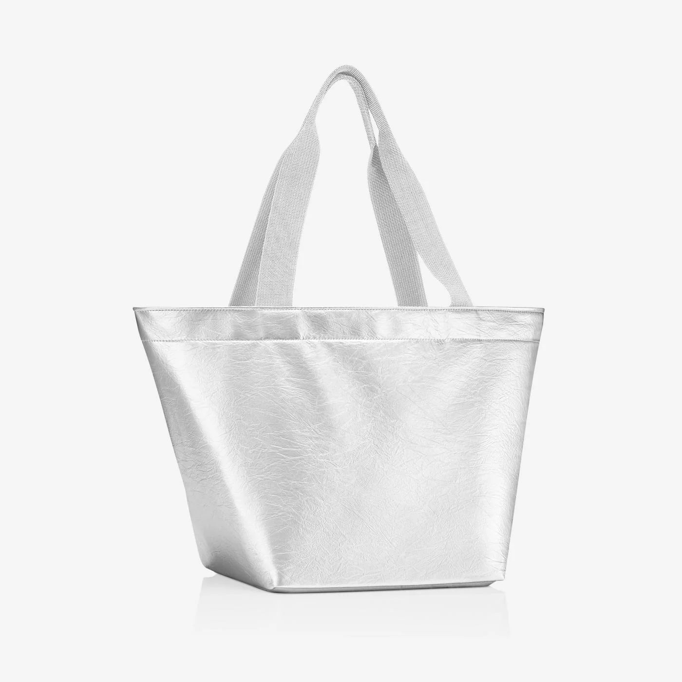 Shopper M Silver Crackle